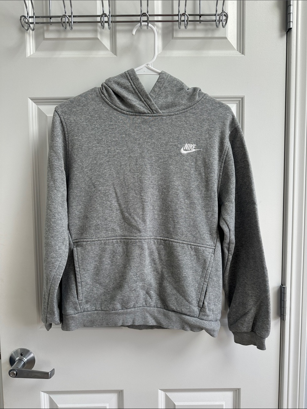 Youth Gray Nike Hoodie